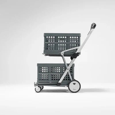 Carrinho de Compras Dobrável e Portátil Multifuncional