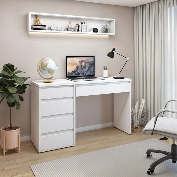 Escrivaninha 5 Gavetas 100% MDF berlim